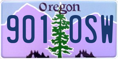 OR license plate 901OSW
