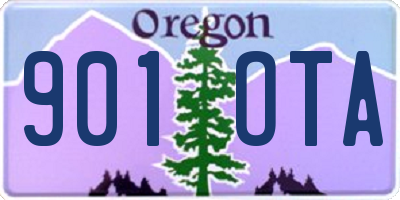 OR license plate 901OTA