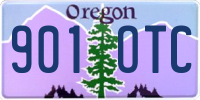 OR license plate 901OTC