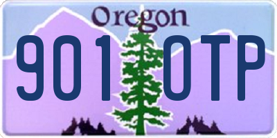 OR license plate 901OTP