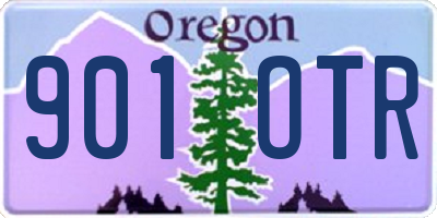 OR license plate 901OTR