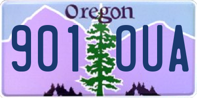 OR license plate 901OUA