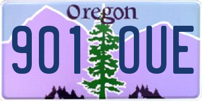 OR license plate 901OUE