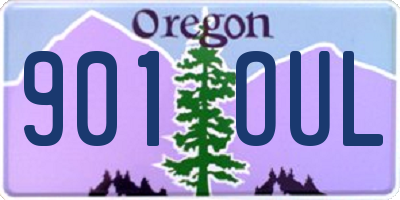 OR license plate 901OUL