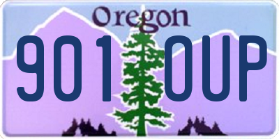 OR license plate 901OUP