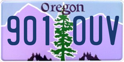 OR license plate 901OUV