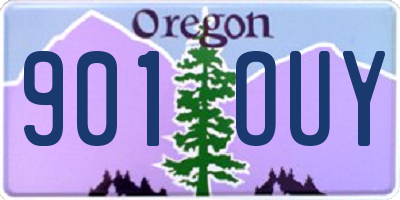 OR license plate 901OUY