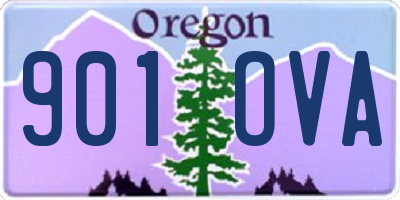 OR license plate 901OVA