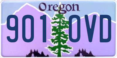 OR license plate 901OVD