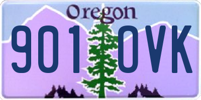 OR license plate 901OVK
