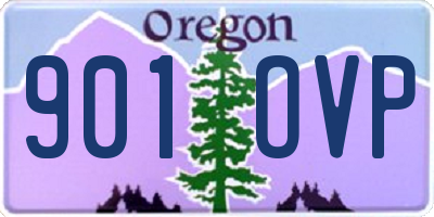 OR license plate 901OVP