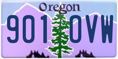 OR license plate 901OVW