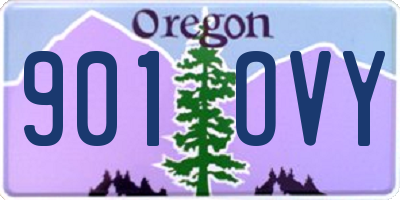 OR license plate 901OVY
