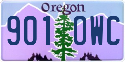 OR license plate 901OWC
