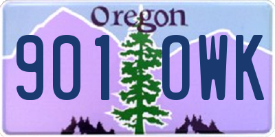 OR license plate 901OWK