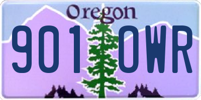 OR license plate 901OWR