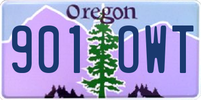 OR license plate 901OWT