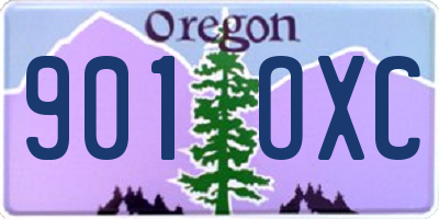 OR license plate 901OXC