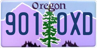 OR license plate 901OXD