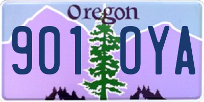 OR license plate 901OYA