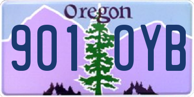 OR license plate 901OYB