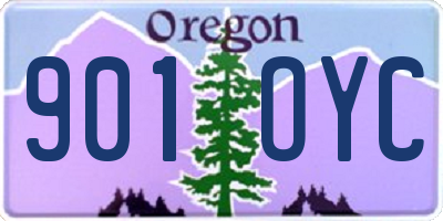 OR license plate 901OYC