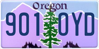 OR license plate 901OYD