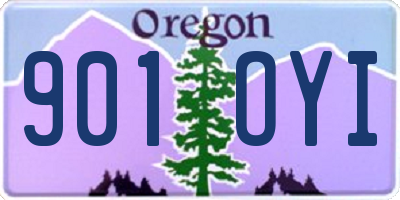 OR license plate 901OYI