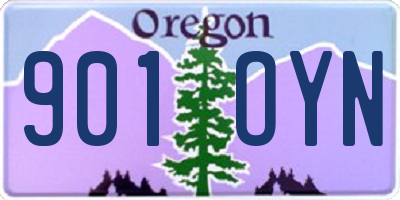 OR license plate 901OYN