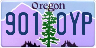 OR license plate 901OYP