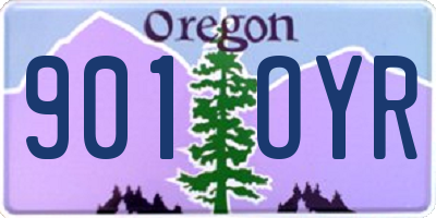 OR license plate 901OYR