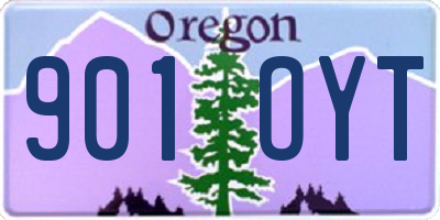 OR license plate 901OYT