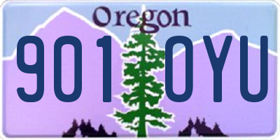 OR license plate 901OYU
