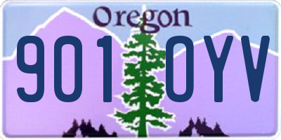 OR license plate 901OYV