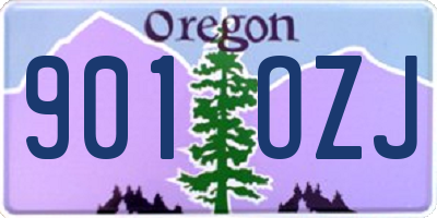 OR license plate 901OZJ