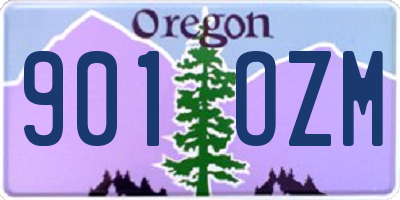 OR license plate 901OZM
