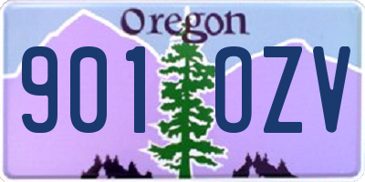 OR license plate 901OZV