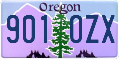 OR license plate 901OZX