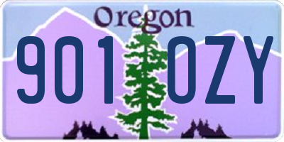 OR license plate 901OZY