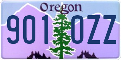 OR license plate 901OZZ