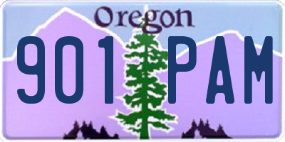 OR license plate 901PAM