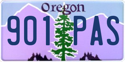 OR license plate 901PAS