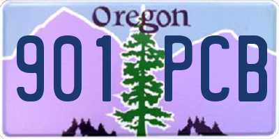 OR license plate 901PCB