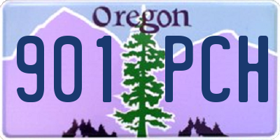OR license plate 901PCH