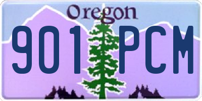 OR license plate 901PCM