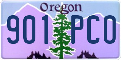 OR license plate 901PCO