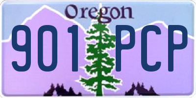 OR license plate 901PCP