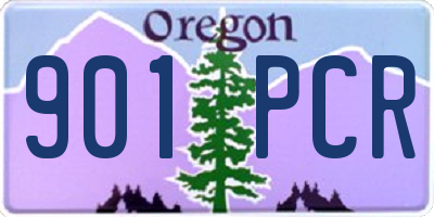 OR license plate 901PCR