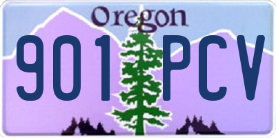 OR license plate 901PCV