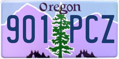 OR license plate 901PCZ